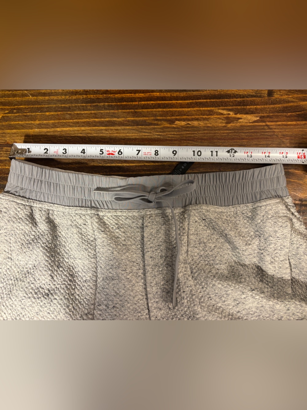 Lululemon At Ease Jogger Heathered Gray Black Men’s L Cotton Blend Sweatpants - Picture 6 of 16